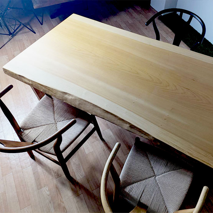 NENRINENRINの一枚板テーブルいちょう4